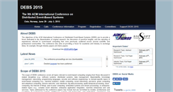 Desktop Screenshot of debs2015.org
