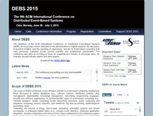 Tablet Screenshot of debs2015.org